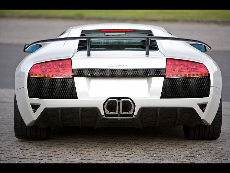 cars, Lamborghini, back view, vehicles - desktop wallpaper