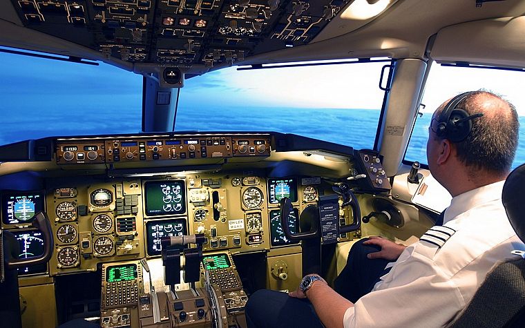 clouds, Pilot, cockpit, Cloud City, C-295M - desktop wallpaper