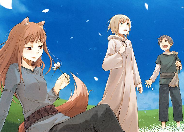 Spice and Wolf, anime - desktop wallpaper