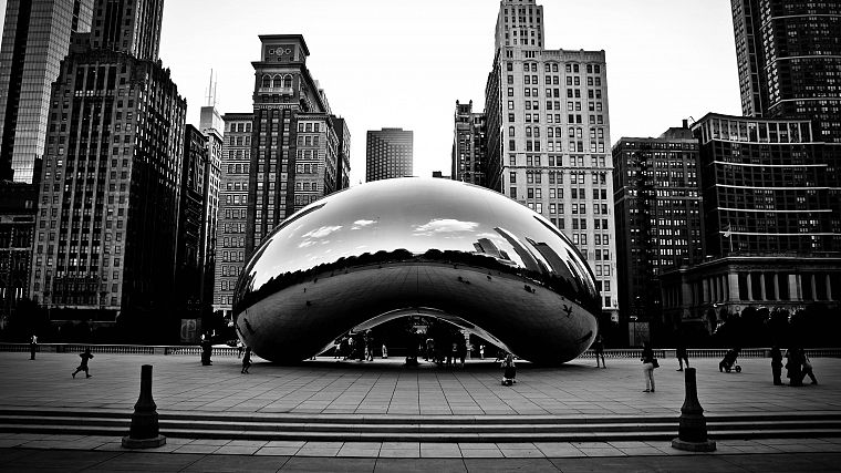 Chicago, architecture, parks - desktop wallpaper