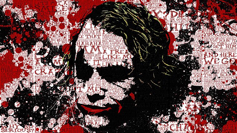 Batman, blood, The Joker - desktop wallpaper