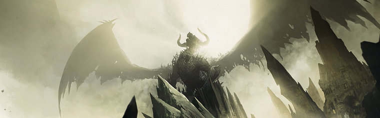 dragons, Guild Wars 2 - desktop wallpaper