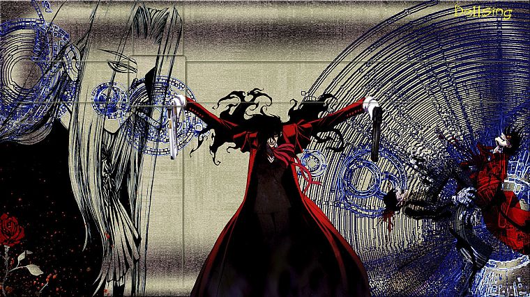 dark, Hellsing, Alucard, emo, Gothic, vampires - desktop wallpaper