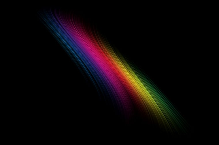 minimalistic, rainbows - desktop wallpaper