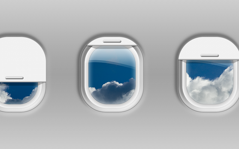 aircraft, vehicles, window panes, skyscapes - desktop wallpaper