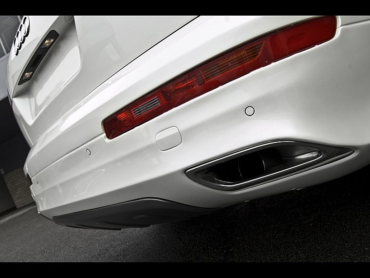 track, Audi Q7, exhaust, A Kahn Design, German cars - desktop wallpaper