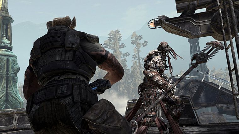 video games, science fiction, Gears Of War 3, Locust - desktop wallpaper