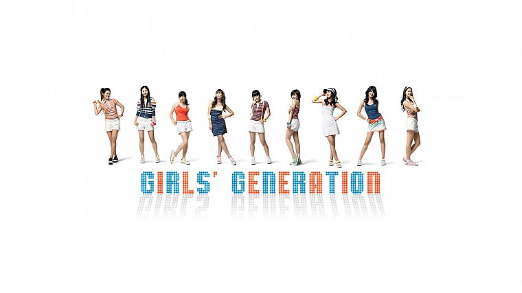 women, Girls Generation SNSD, simple background - desktop wallpaper
