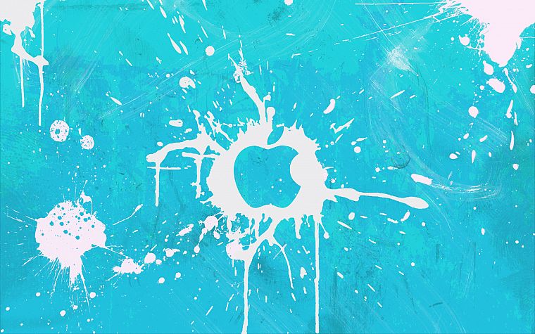 Apple Inc., splashes - desktop wallpaper
