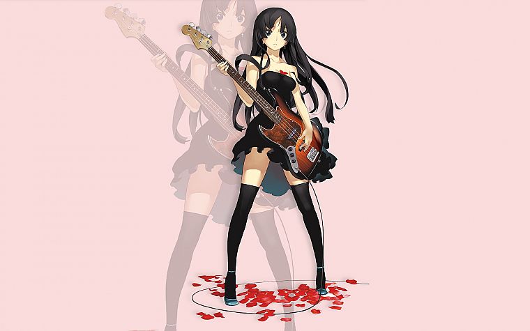 K-ON!, Akiyama Mio, anime, anime girls - desktop wallpaper