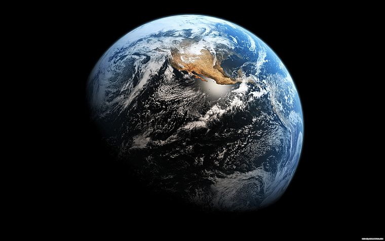 outer space, Earth, USA, orbit - desktop wallpaper