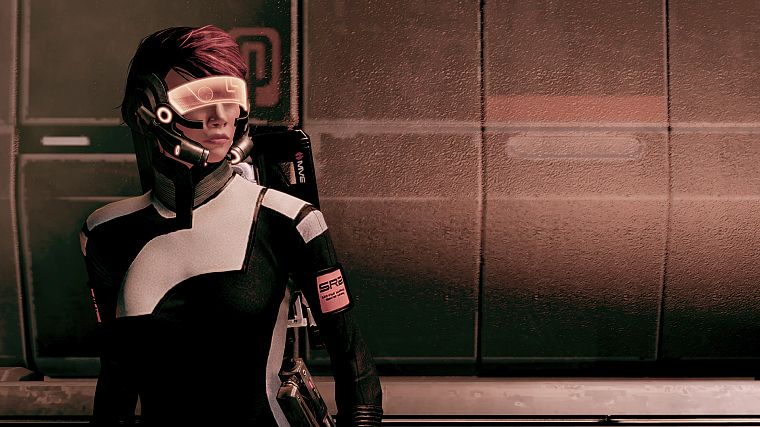 Mass Effect 2, FemShep, Commander Shepard - desktop wallpaper