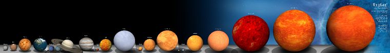 stars, planets - desktop wallpaper