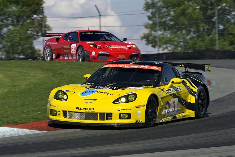 cars, Ferrari, rally, Corvette - desktop wallpaper
