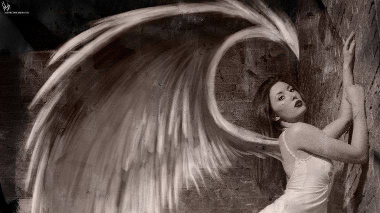 angels, Gothic - desktop wallpaper