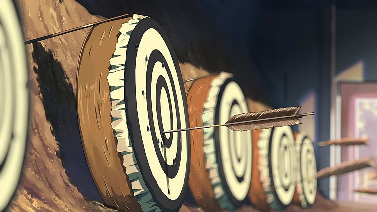 Makoto Shinkai, 5 Centimeters Per Second, arrows, darts - desktop wallpaper