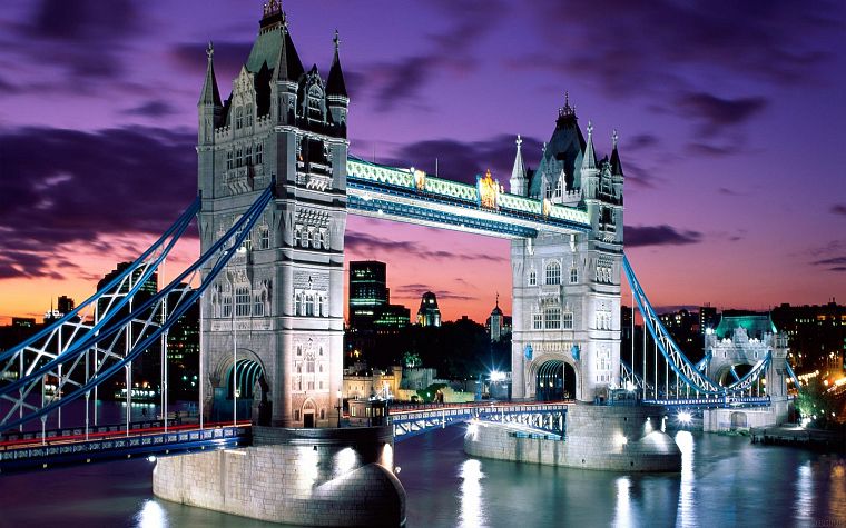architecture, London, bridges, Tower Bridge - desktop wallpaper