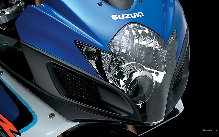 Suzuki, motorbikes, headlights - desktop wallpaper