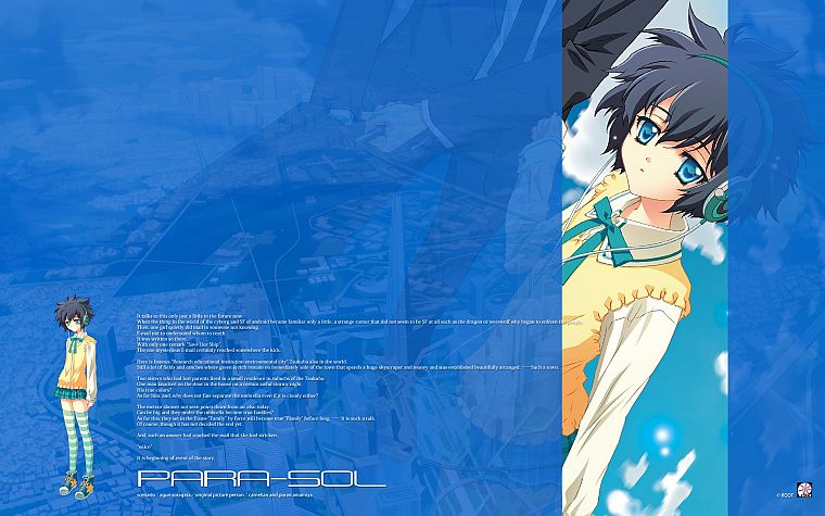 anime, Para-Sol - desktop wallpaper