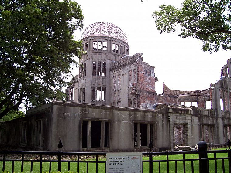 ruins, architecture, buildings, Hiroshima - desktop wallpaper