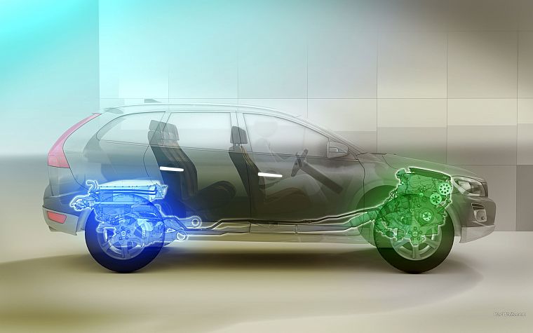 Volvo, Hybrid, vehicles, supercars - desktop wallpaper