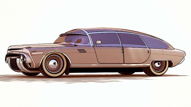 vintage, cars, artwork, classic cars - desktop wallpaper