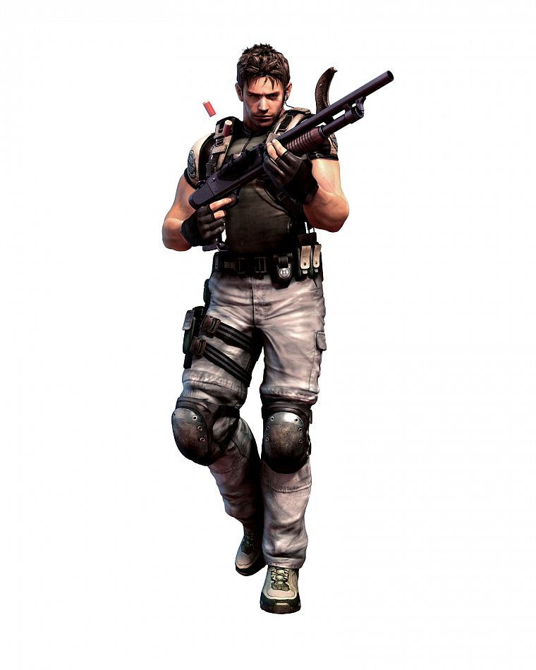 video games, Resident Evil, mercenaries, Chris Redfield - desktop wallpaper