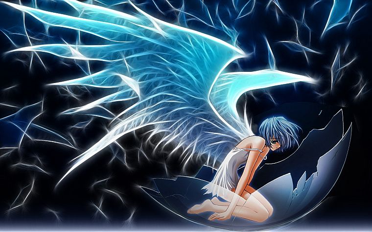 angels, anime - desktop wallpaper