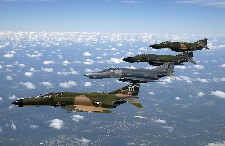 aircraft, military, F-4 Phantom II - desktop wallpaper