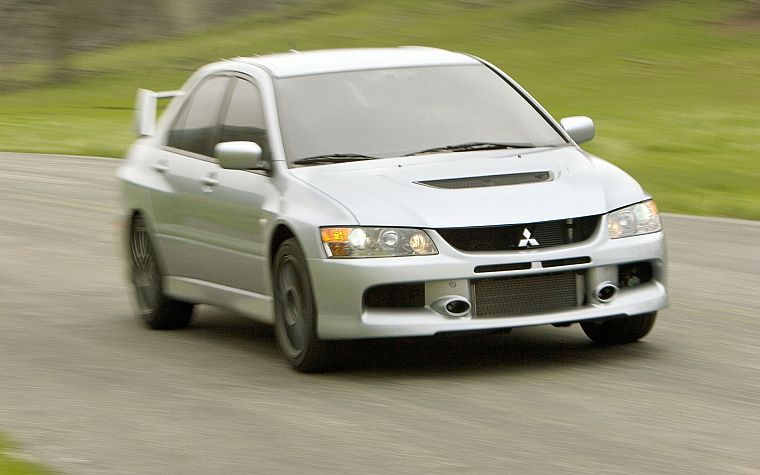 cars, Mitsubishi, lancer, vehicles, silver cars - desktop wallpaper
