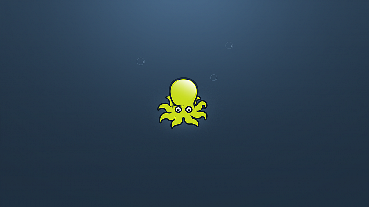 tentacles, octopuses, blue background - desktop wallpaper