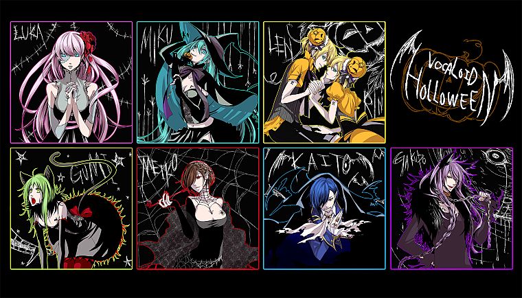 Vocaloid, Hatsune Miku, Megurine Luka, Kaito (Vocaloid), Kagamine Rin, Kagamine Len, animal ears, Megpoid Gumi, Meiko, Kamui Gakupo - desktop wallpaper