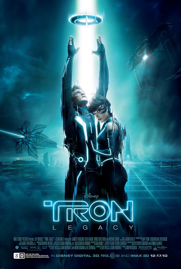 Olivia Wilde, Tron Legacy, Quorra, movie posters - desktop wallpaper