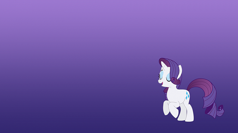 My Little Pony, Rarity, simple background - desktop wallpaper