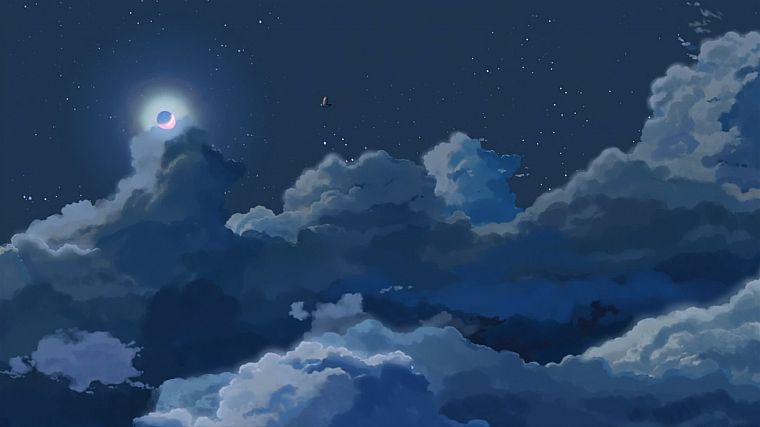 night, Makoto Shinkai, 5 Centimeters Per Second - desktop wallpaper