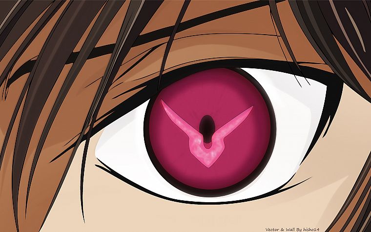 eyes, Code Geass, Lamperouge Lelouch, anime - desktop wallpaper