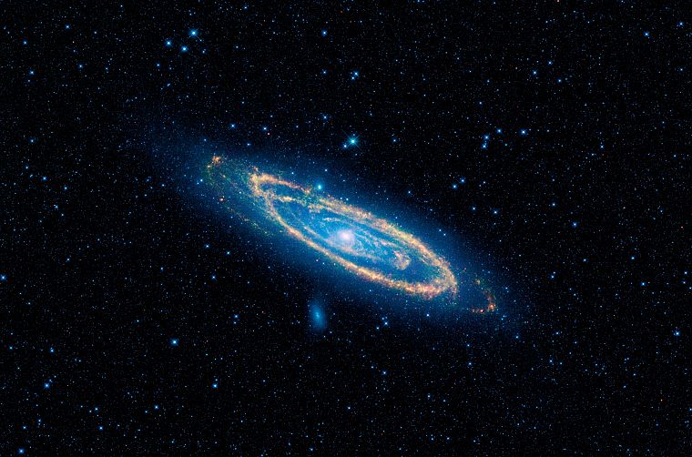 outer space, stars, galaxies, Andromeda Galaxy - desktop wallpaper