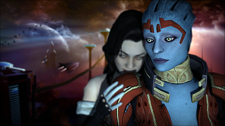 video games, Mass Effect, Miranda Lawson, BioWare, Mass Effect 2 - desktop wallpaper