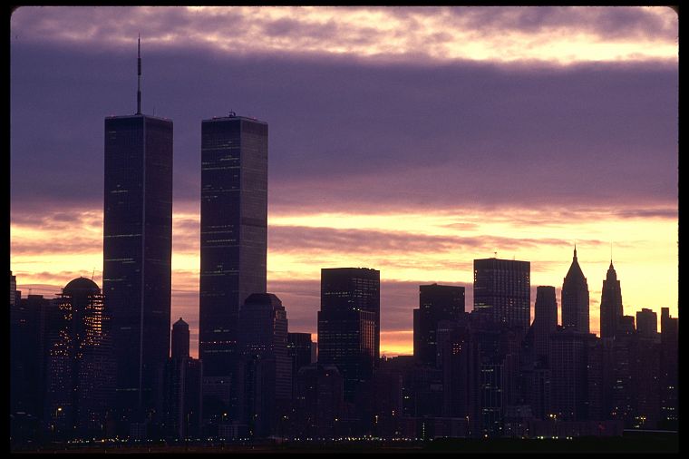 World Trade Center, city skyline, twin towers - desktop wallpaper