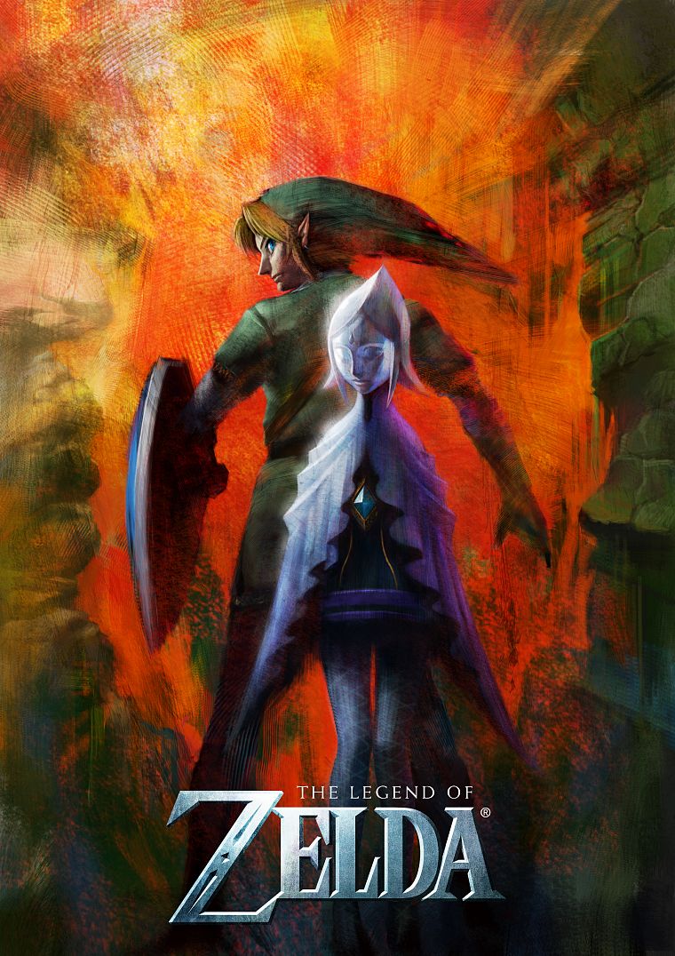 video games, Link, The Legend of Zelda, artwork - desktop wallpaper