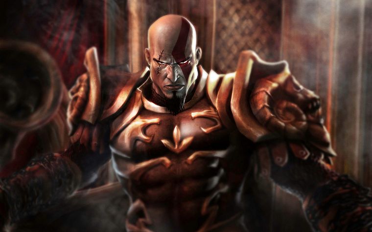 Kratos, God of War - desktop wallpaper
