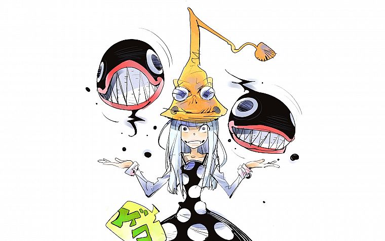 Soul Eater, witch, frogs, simple background, Eruka the Frog - desktop wallpaper