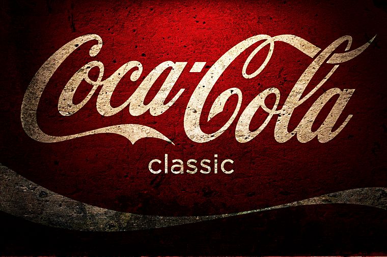 Coca-Cola, Classic, brands, logos - desktop wallpaper