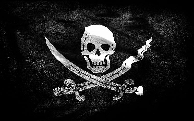 flags, skull and crossbones, Jolly Roger - desktop wallpaper