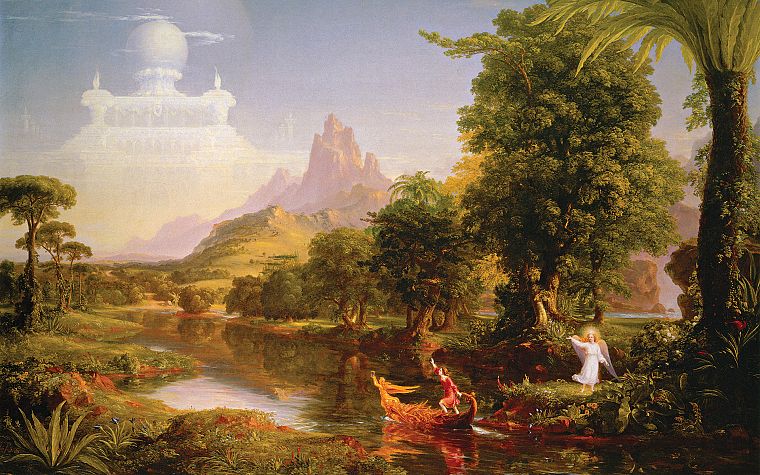 paintings, Thomas Cole, The Voyage of Life - desktop wallpaper