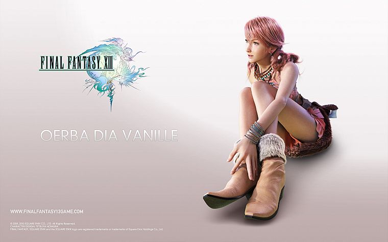 Final Fantasy, Final Fantasy XIII, Oerba Dia Vanille, simple background - desktop wallpaper