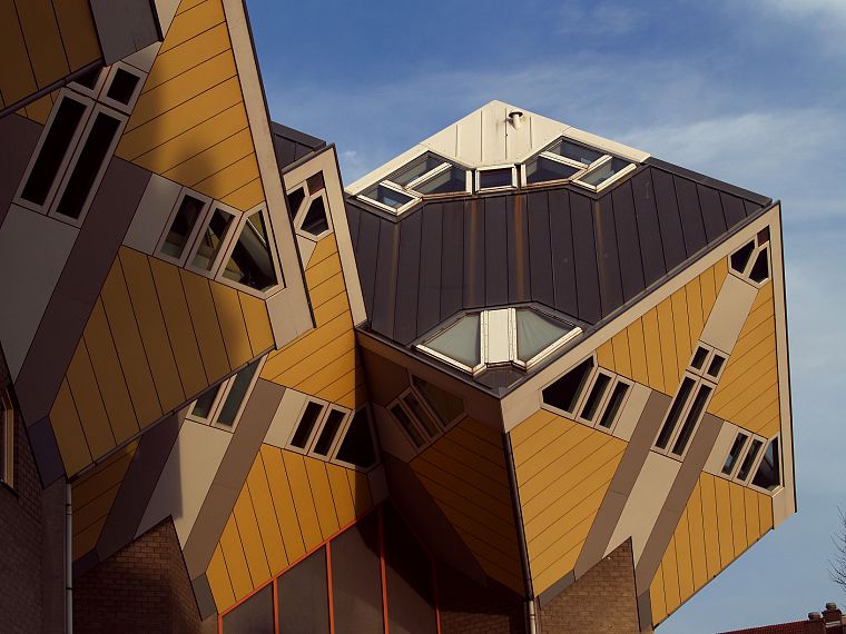 architecture, buildings, Netherlands, Kubuswoning, Rotterdam, The Netherlands - desktop wallpaper