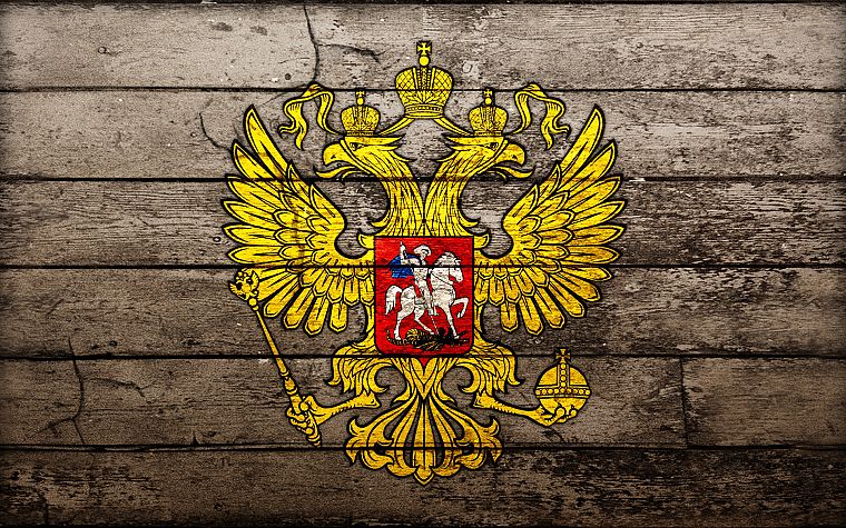 wood, patterns, Coat of arms, Russian Federation - desktop wallpaper