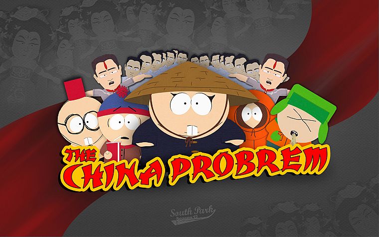 South Park, China, Eric Cartman, Stan Marsh, stereotype, Kenny McCormick, Kyle Broflovski - desktop wallpaper
