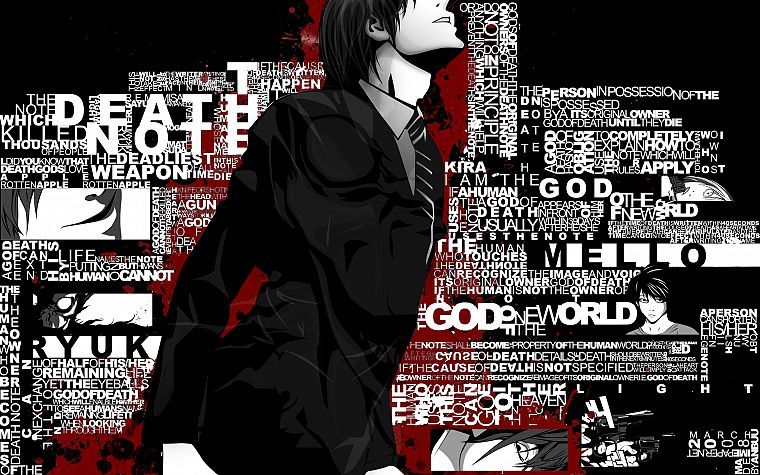 Death Note, Yagami Light - desktop wallpaper
